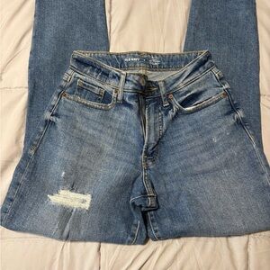 Old Navy Women's Light Blue Straight Leg Jeans